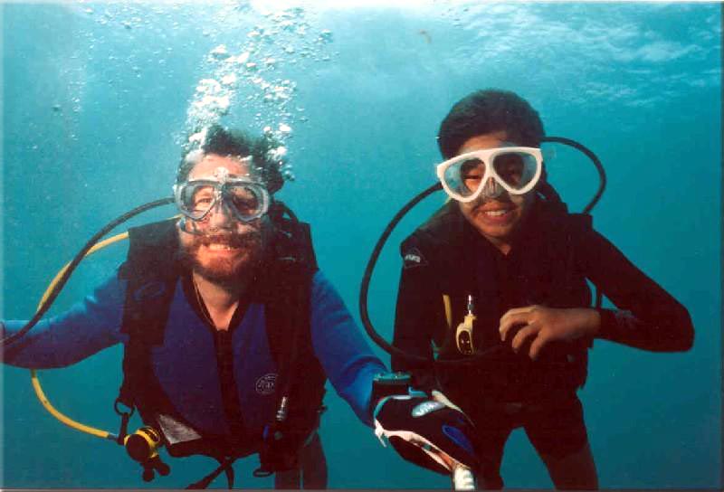 Diving with smiles