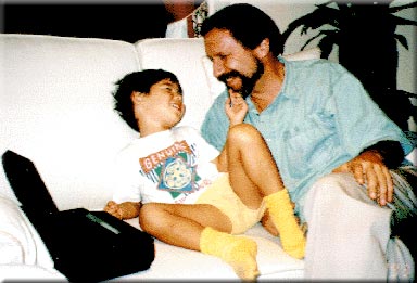 Jonathan and Dad in 1993