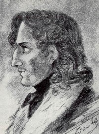 Drawing of Mendelssohn