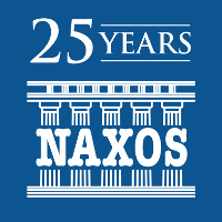 Naxos 25th Anniversary logo